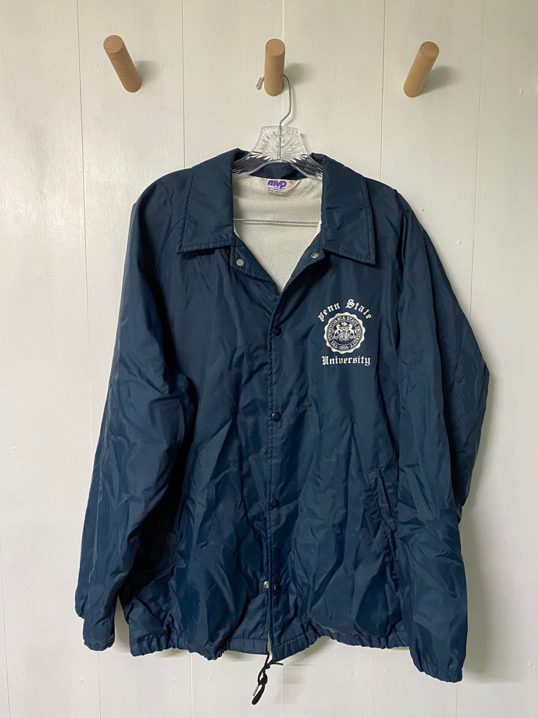 70's Penn State University Coach Jacket – Navy Mug Vintage