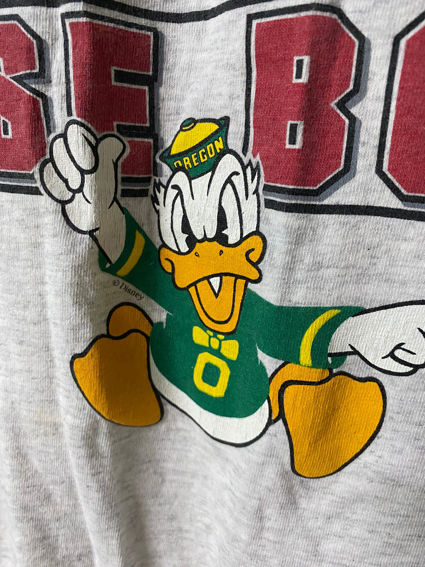 90's Oregon Ducks Rose Bowl Graphic T Shirt