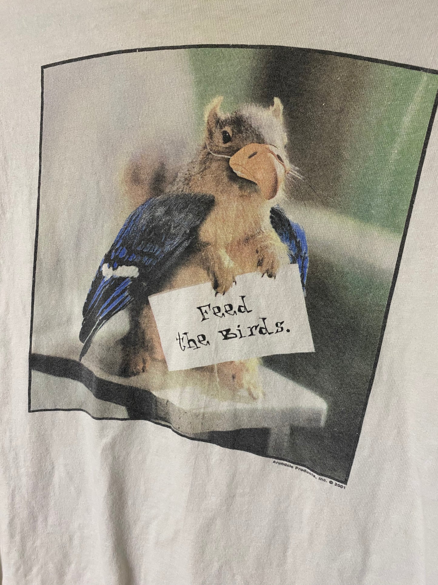 00's Feed the Birds Graphic T Shirt